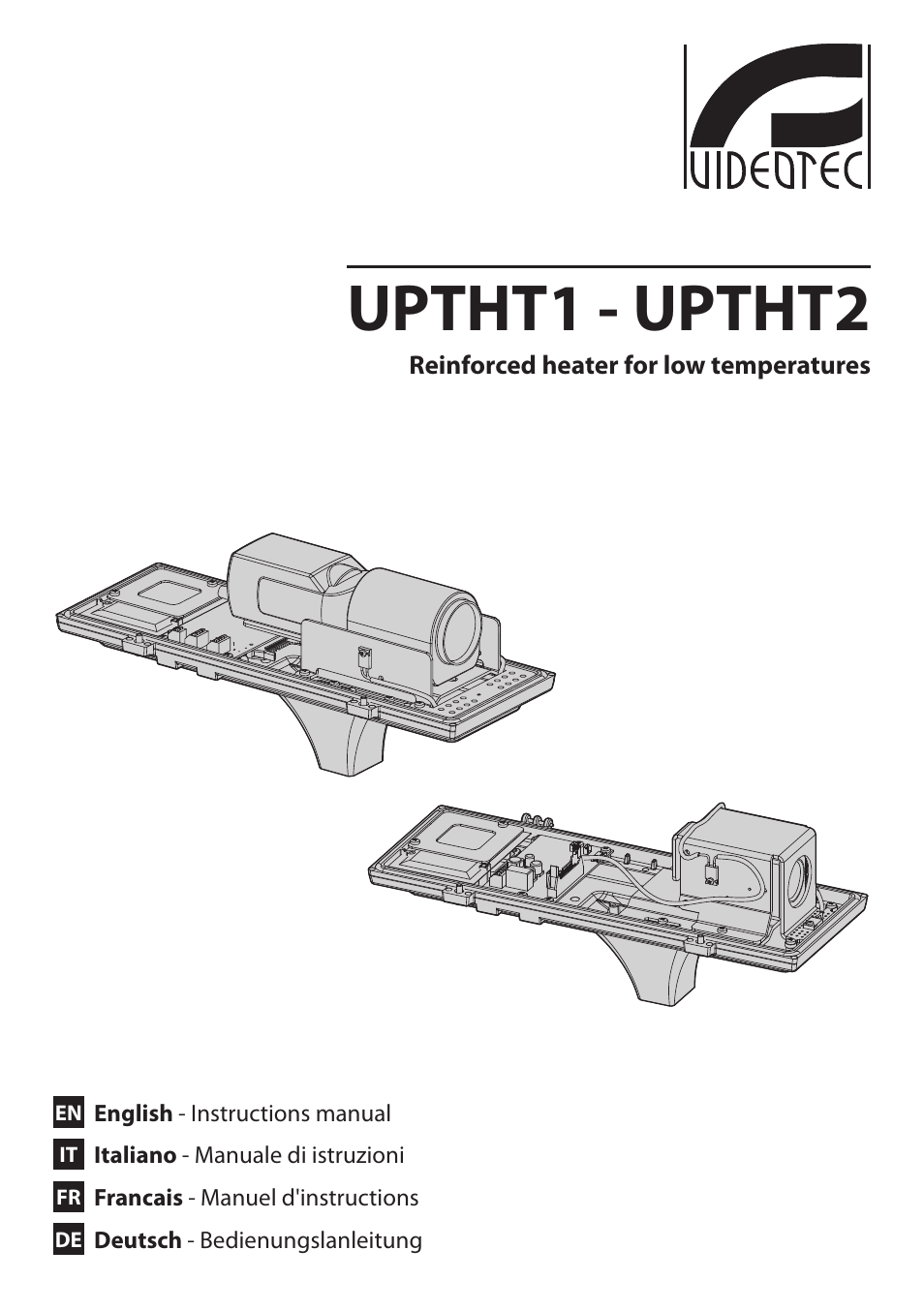 Videotec UPTHT02 User Manual | 20 pages