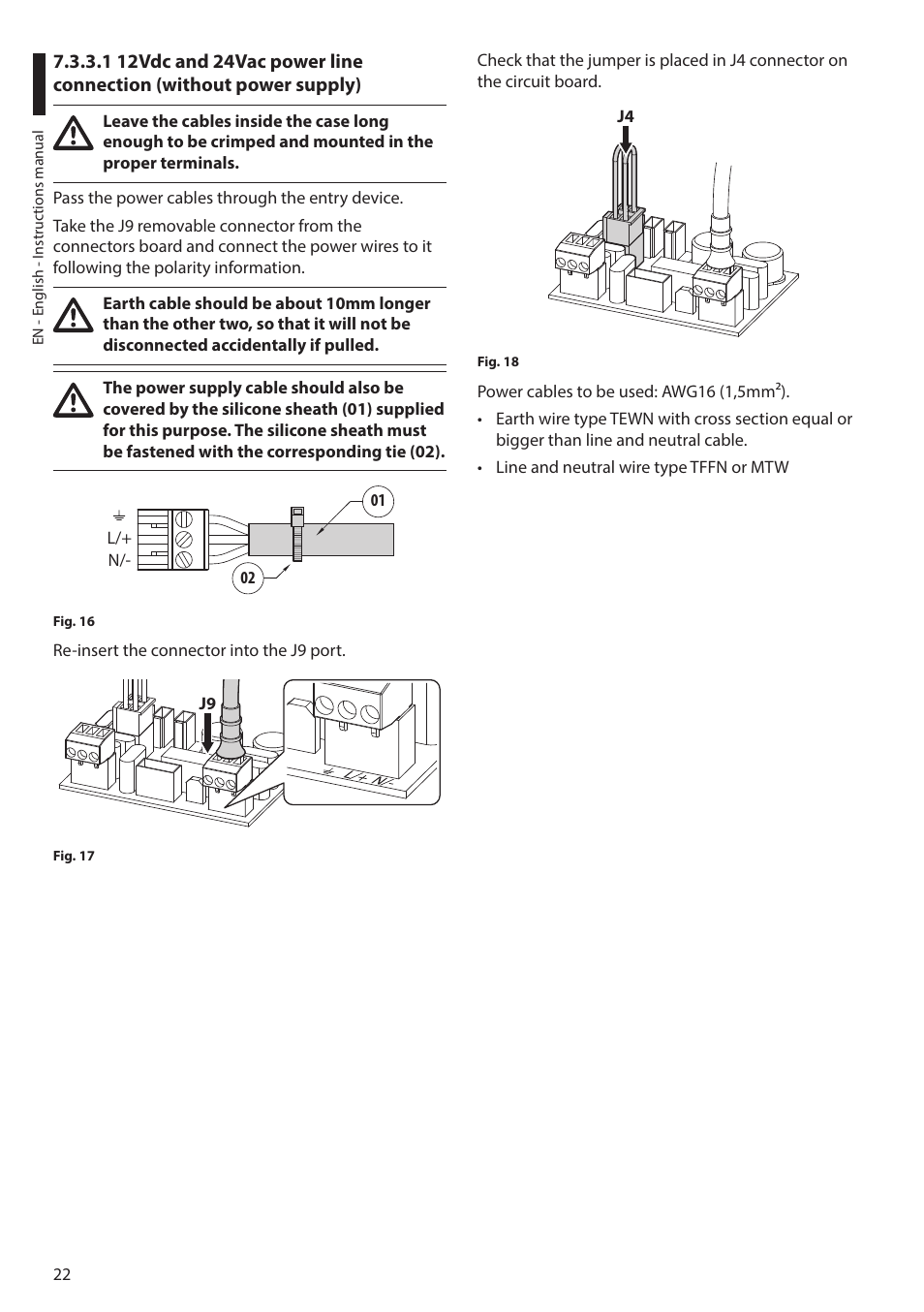 Videotec MAXIMUS MHXT User Manual | Page 22 / 46