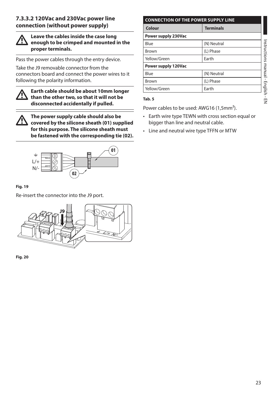 Videotec MAXIMUS MHXT User Manual | Page 23 / 46