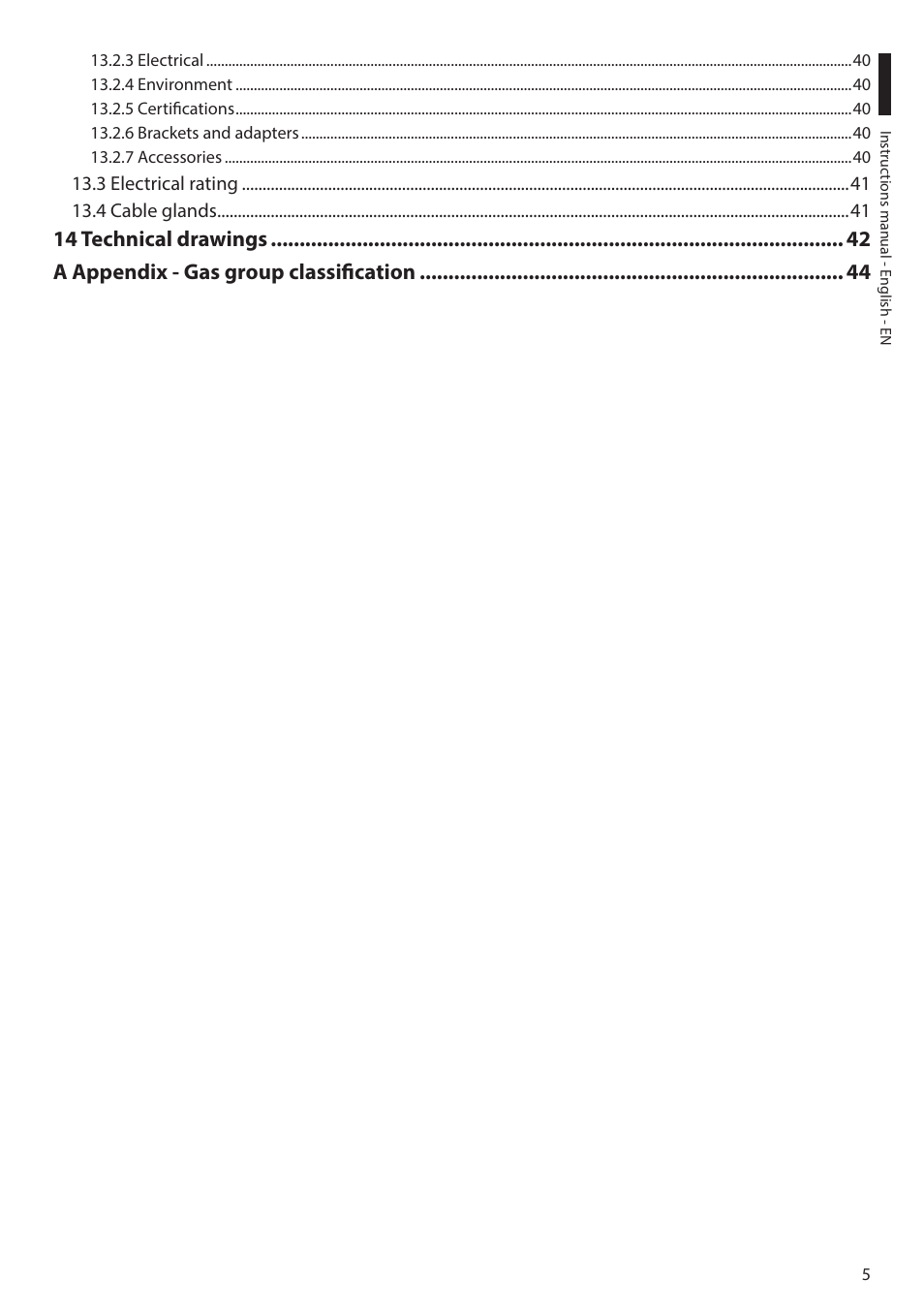 Videotec MAXIMUS MHXT User Manual | Page 5 / 46