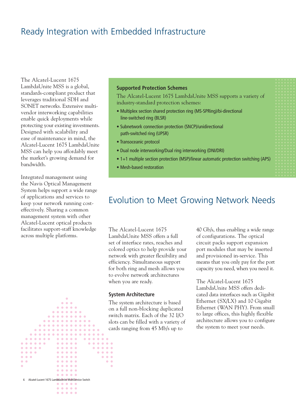 Alcatel-Lucent LambdaUnite 1675 User Manual | Page 6 / 8