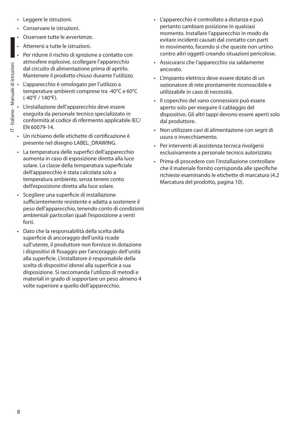 Videotec MAXIMUS MPXT User Manual | Page 100 / 454