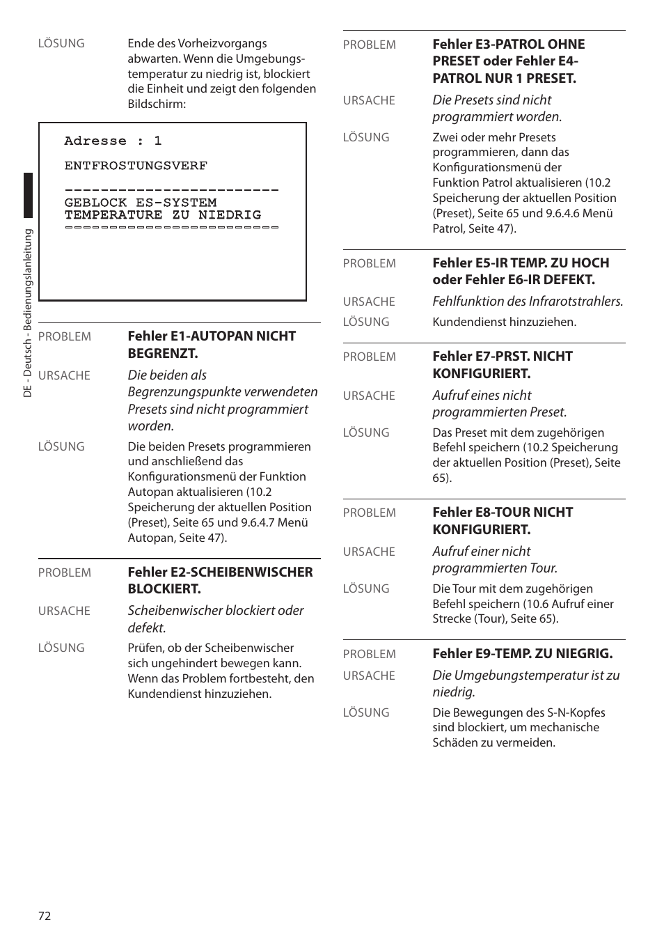 Videotec MAXIMUS MPXT User Manual | Page 344 / 454