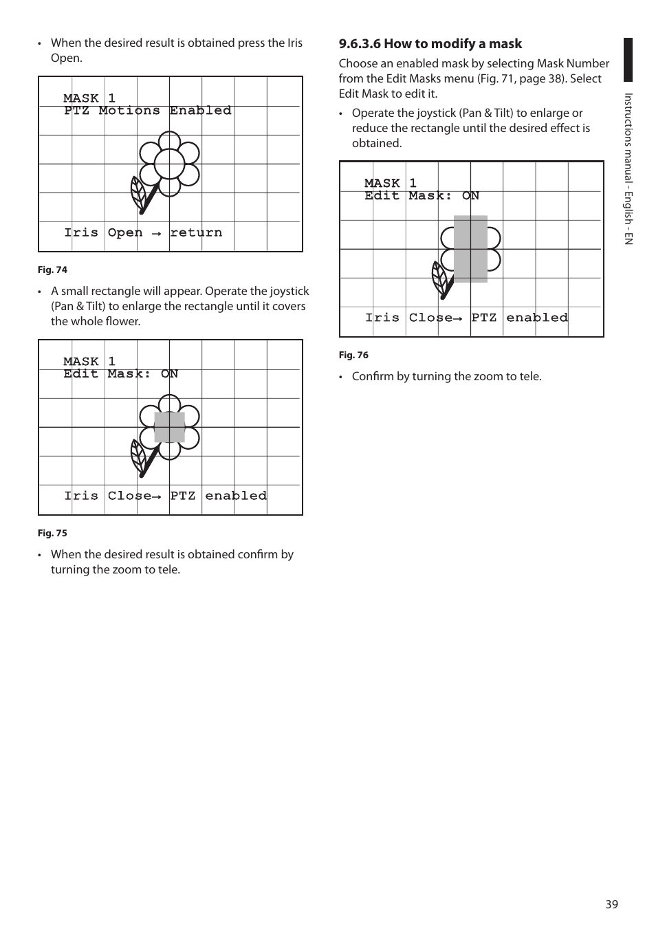6 how to modify a mask | Videotec MAXIMUS MPXT User Manual | Page 41 / 454