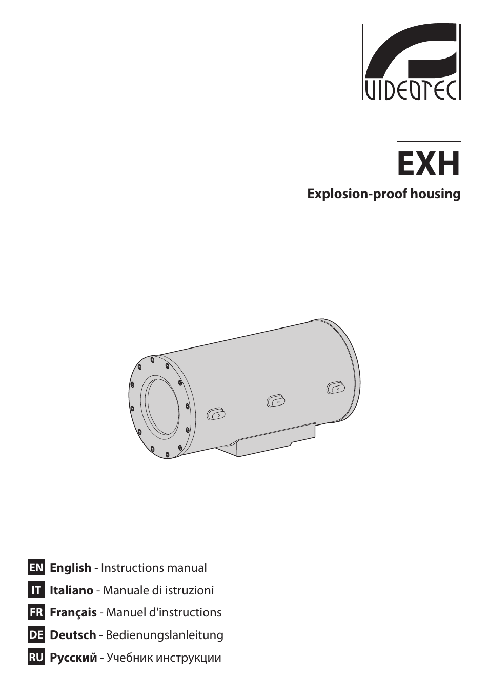 Videotec EXH User Manual | 114 pages