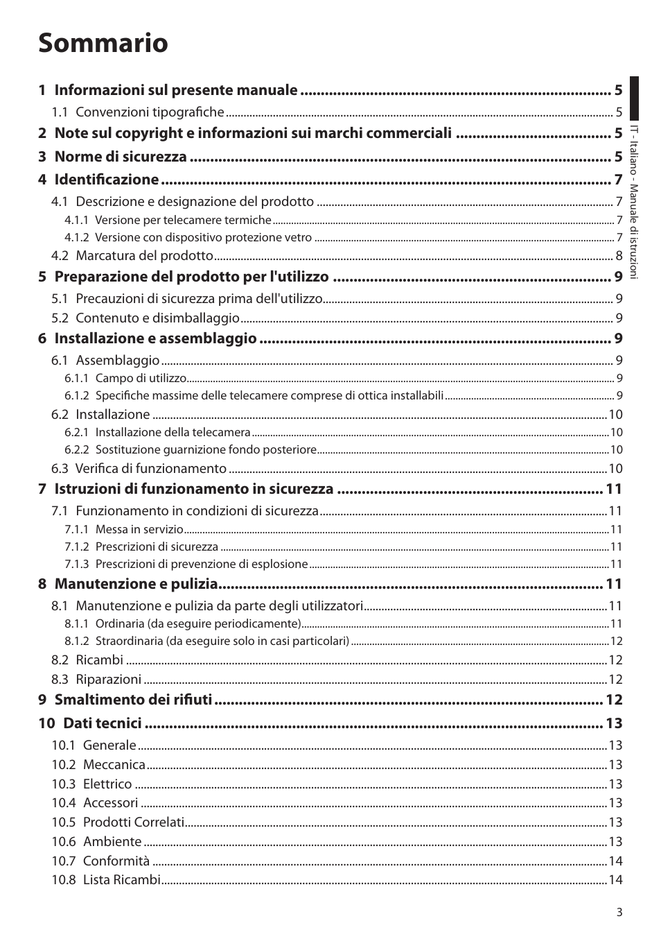 Videotec EXH User Manual | Page 27 / 114