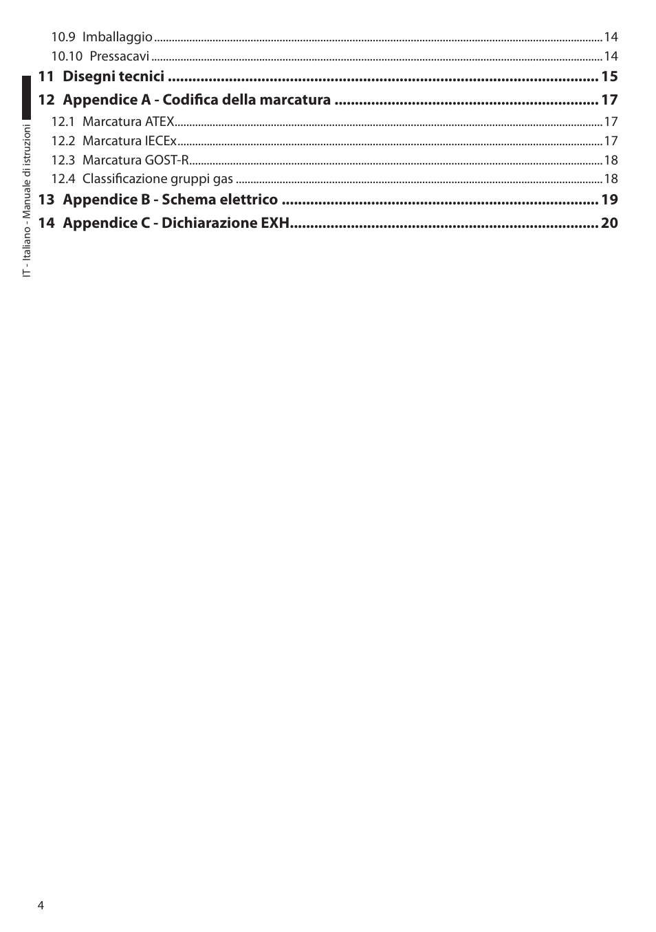 Videotec EXH User Manual | Page 28 / 114