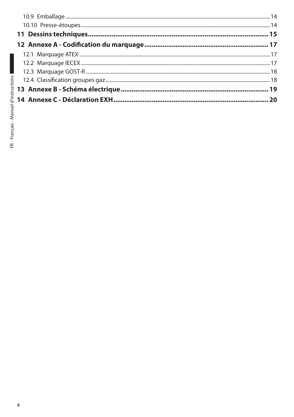 Videotec EXH User Manual | Page 50 / 114