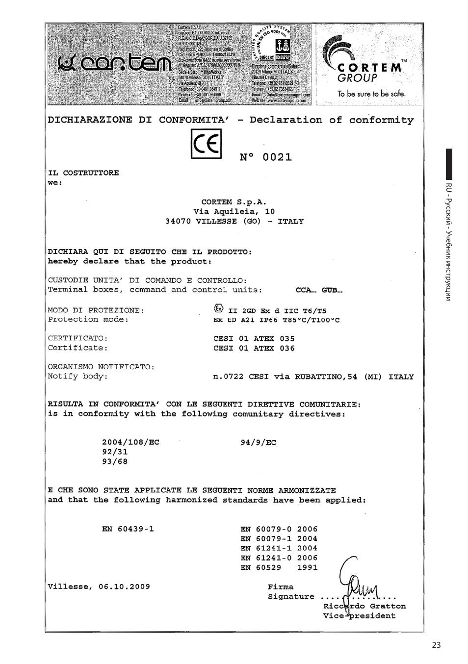 Videotec EXDTRX User Manual | Page 121 / 124