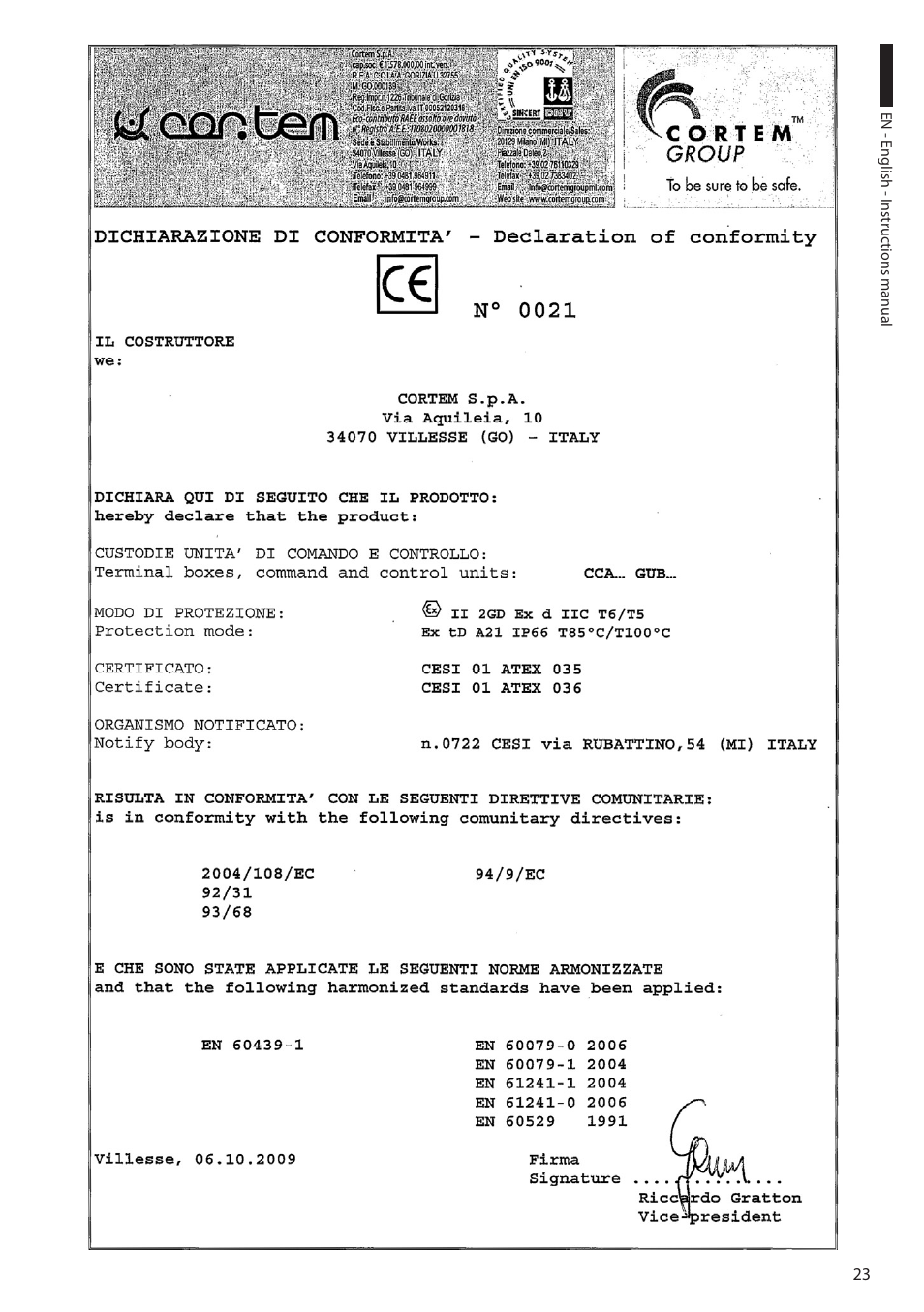 Videotec EXDTRX User Manual | Page 25 / 124
