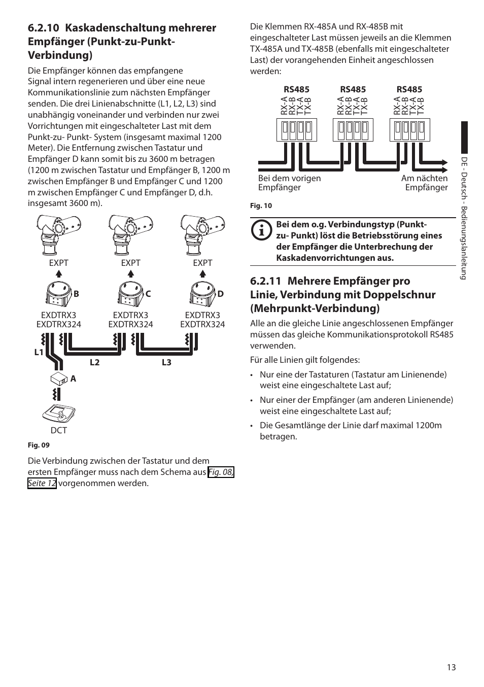 Videotec EXDTRX User Manual | Page 87 / 124