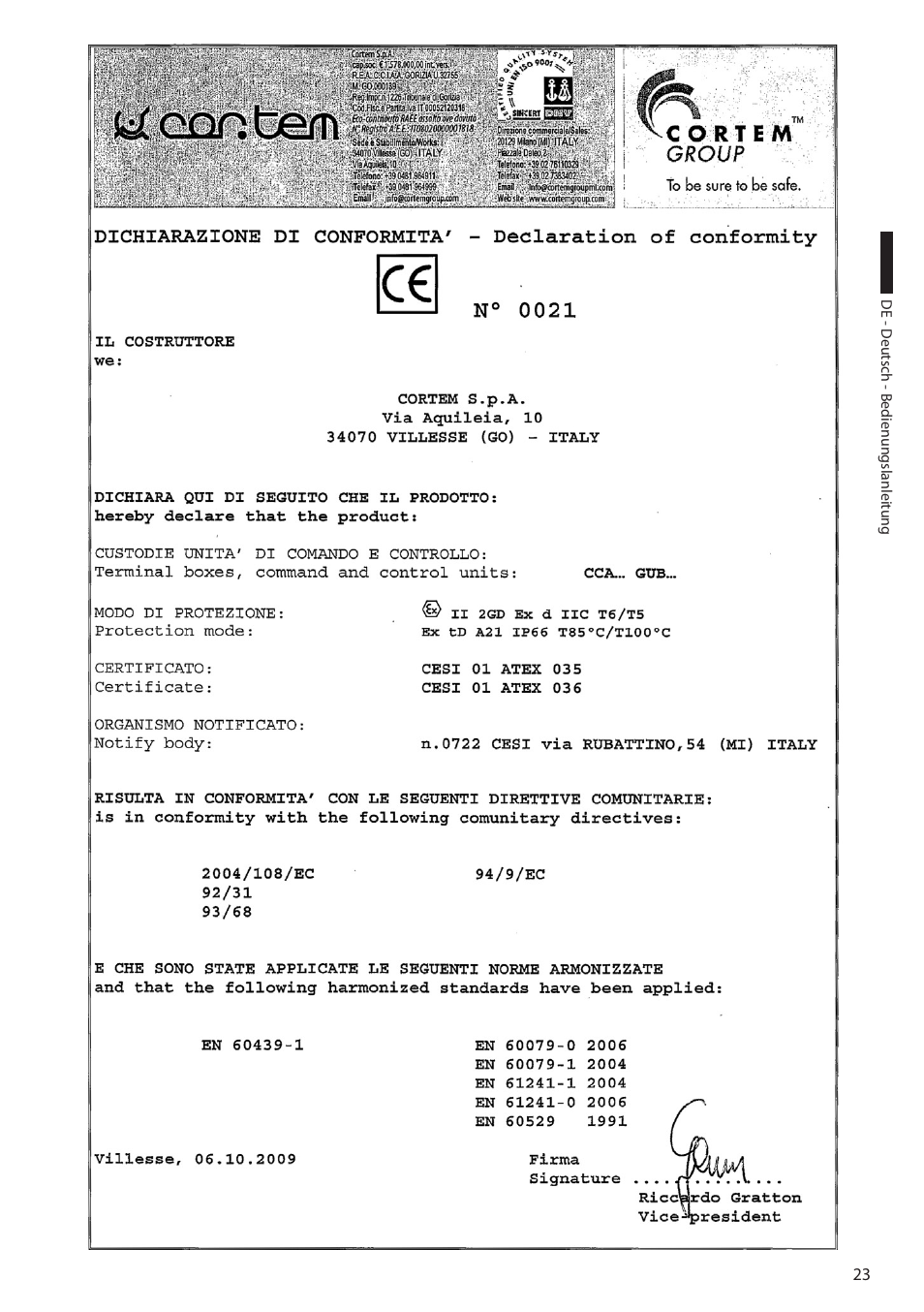 Videotec EXDTRX User Manual | Page 97 / 124