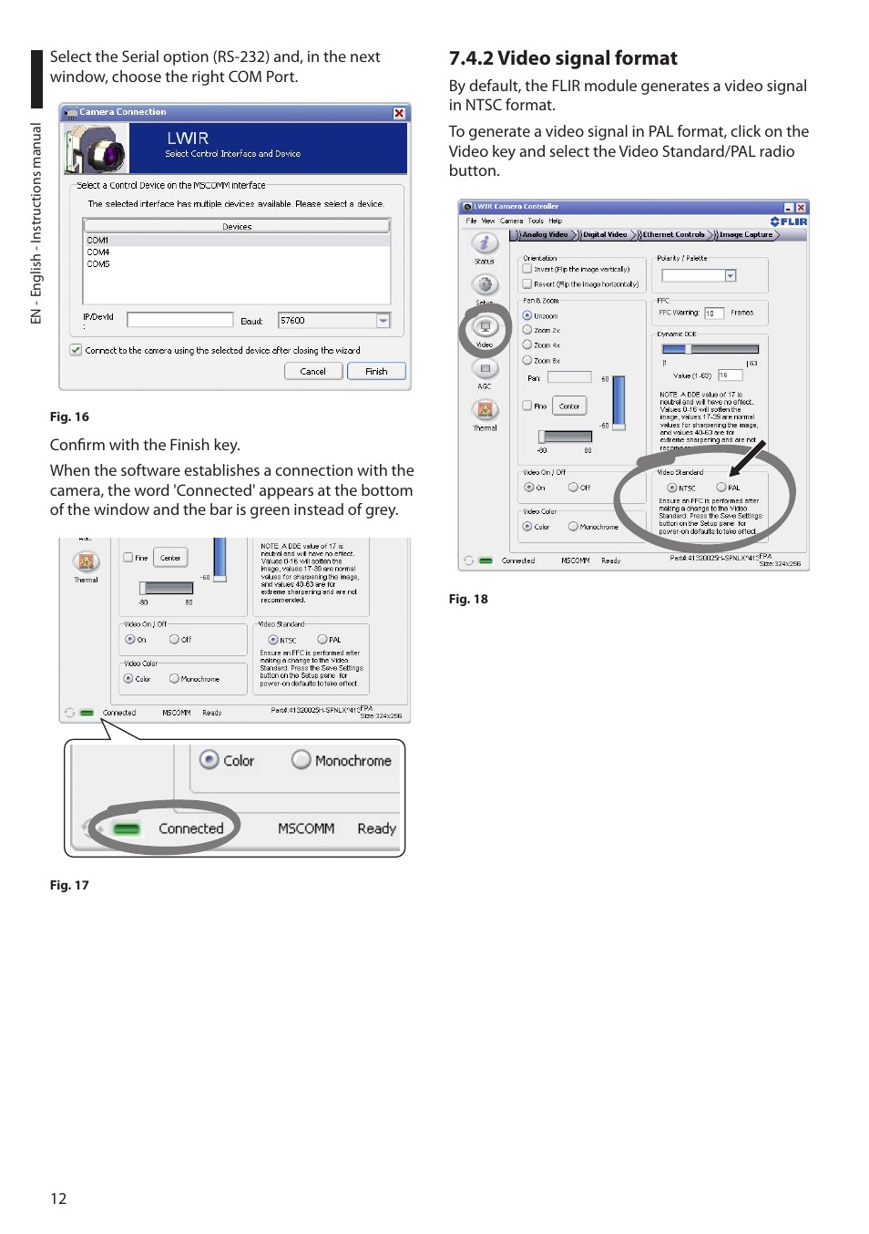 2 video signal format | Videotec NTC User Manual | Page 14 / 68
