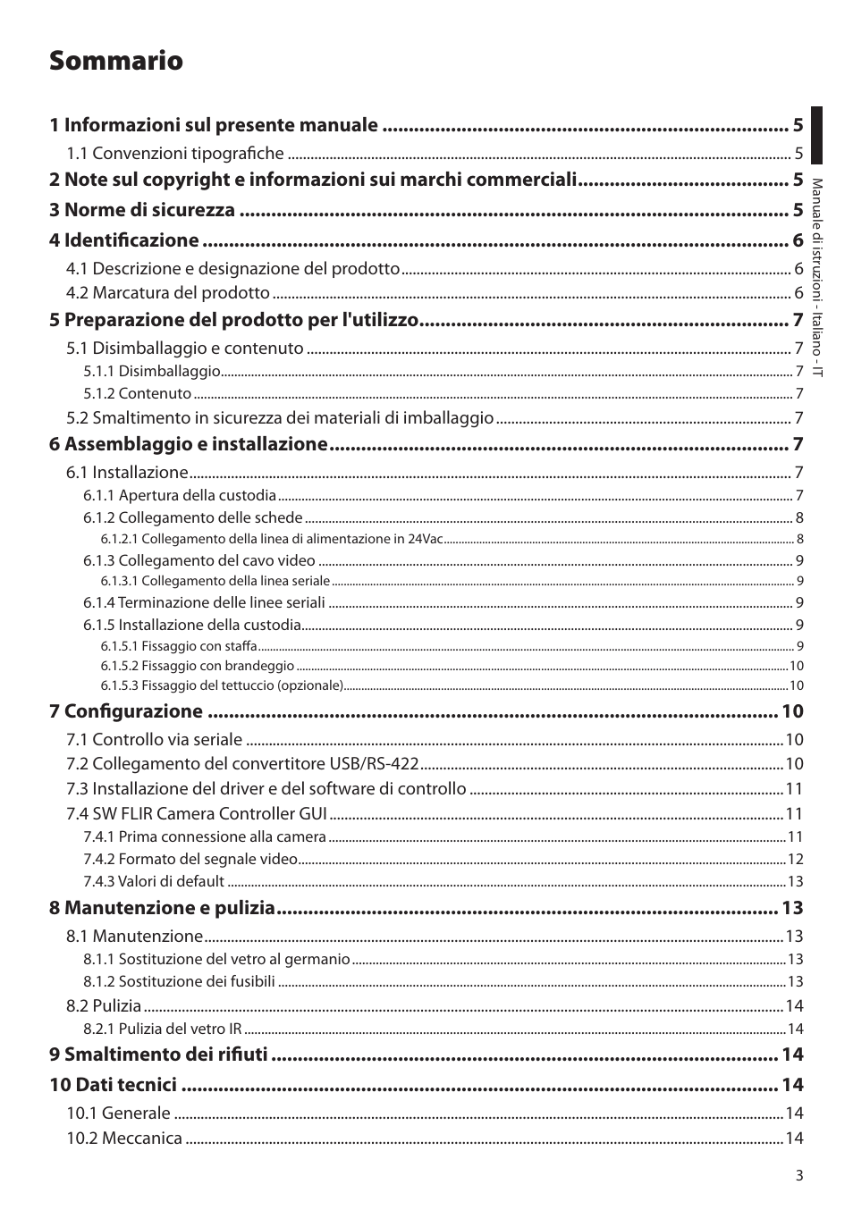 Videotec NTC User Manual | Page 21 / 68