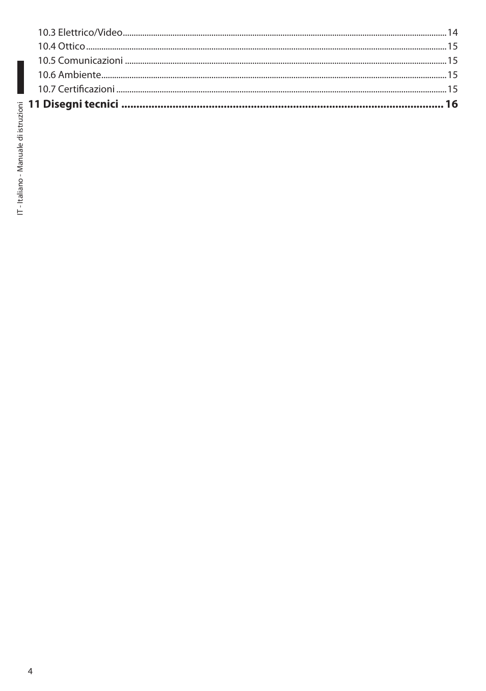 11 disegni tecnici | Videotec NTC User Manual | Page 22 / 68