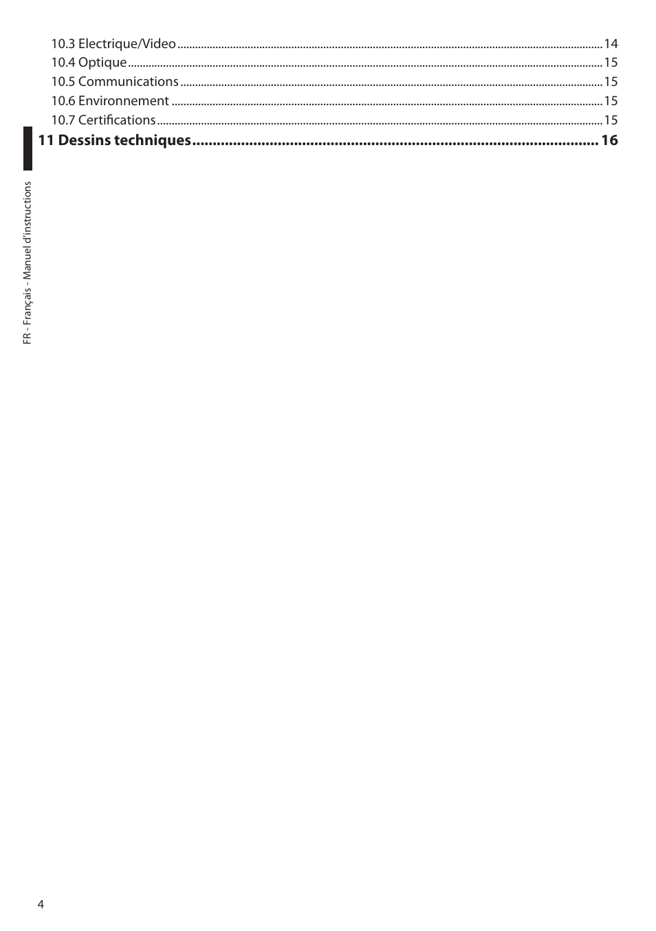 11 dessins techniques | Videotec NTC User Manual | Page 38 / 68