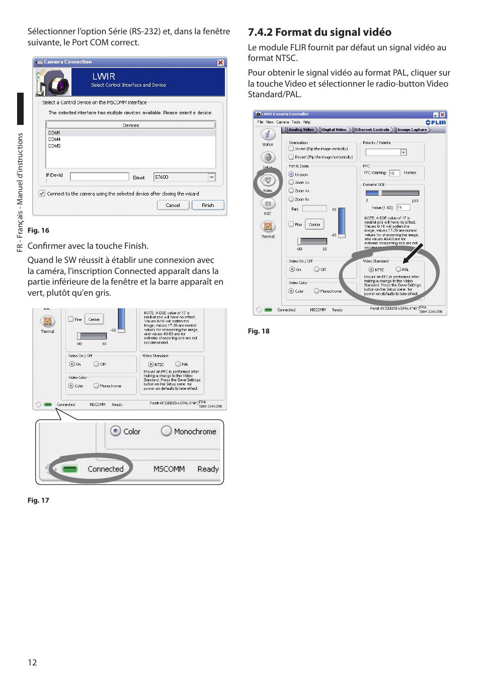 2 format du signal vidéo | Videotec NTC User Manual | Page 46 / 68