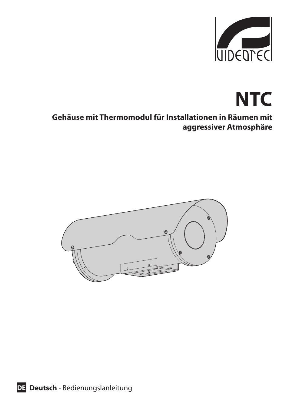 Deutsch | Videotec NTC User Manual | Page 51 / 68