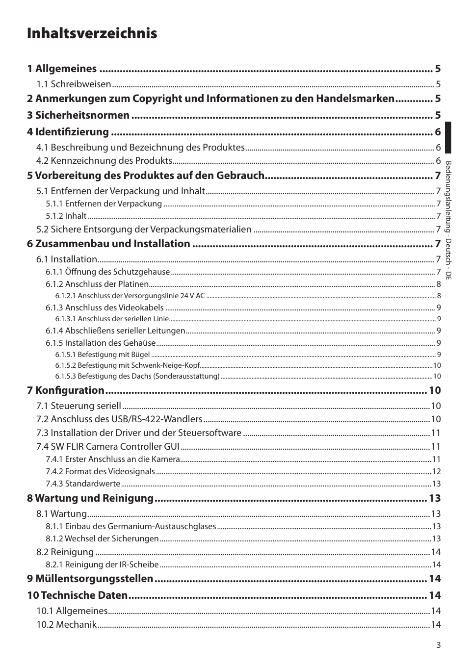 Videotec NTC User Manual | Page 53 / 68