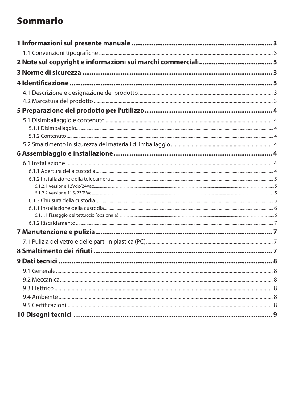 Videotec NXM36 User Manual | Page 14 / 44
