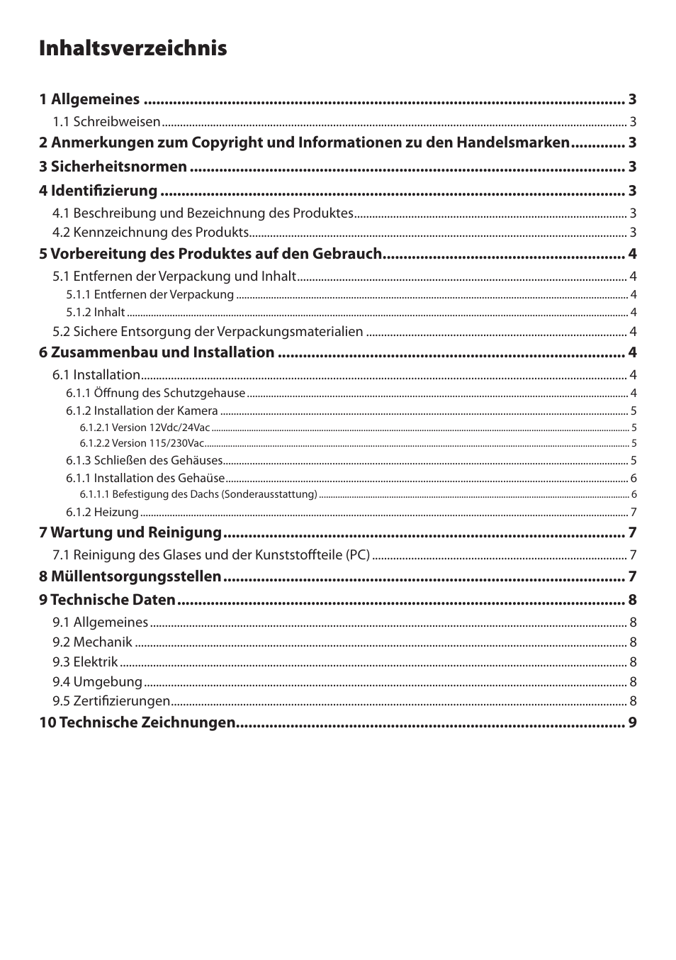 Videotec NXM36 User Manual | Page 34 / 44