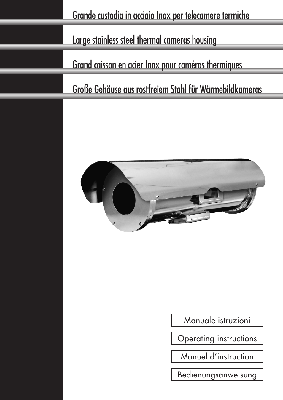 Videotec NTL User Manual | 20 pages