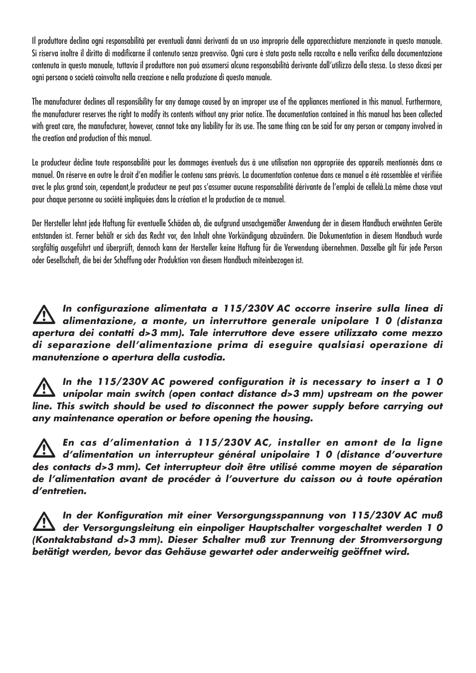 Videotec NTL User Manual | Page 19 / 20