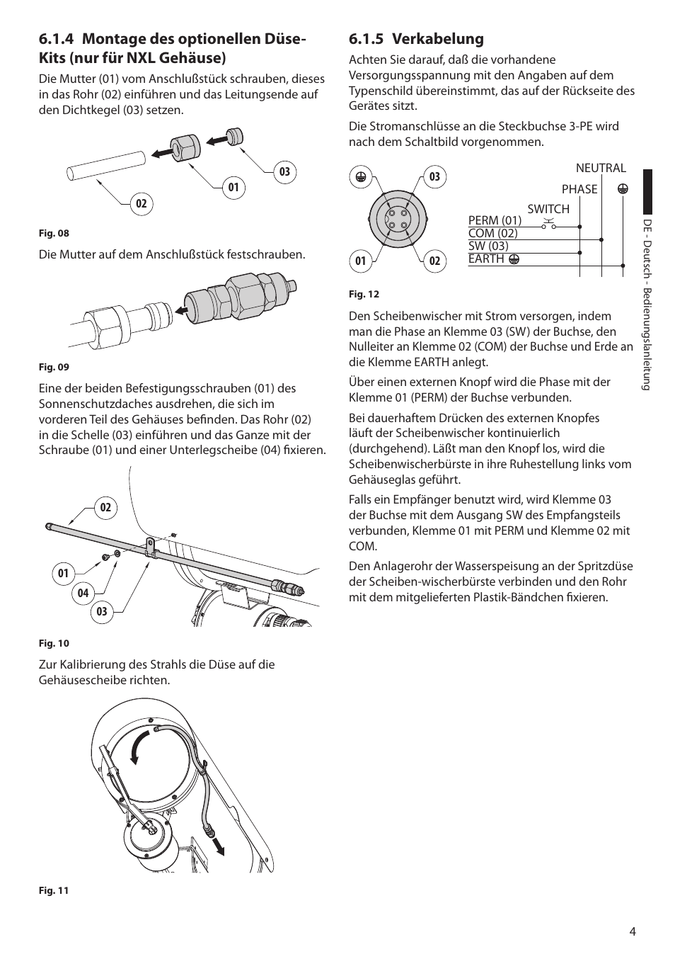 5 verkabelung | Videotec VIPNX User Manual | Page 21 / 24