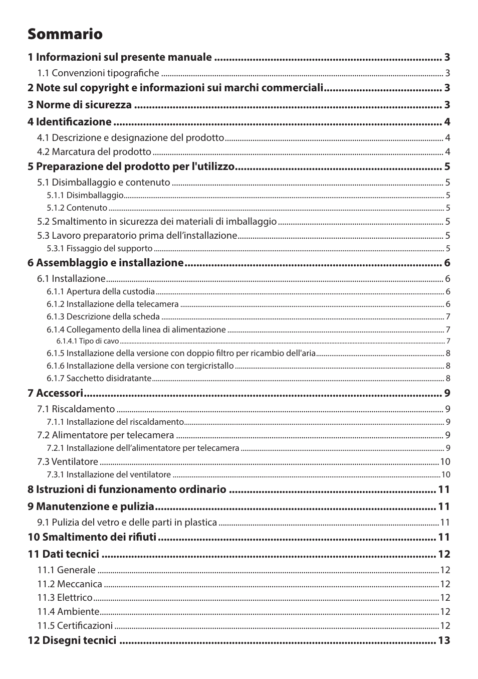 Videotec HOV User Manual | Page 18 / 60