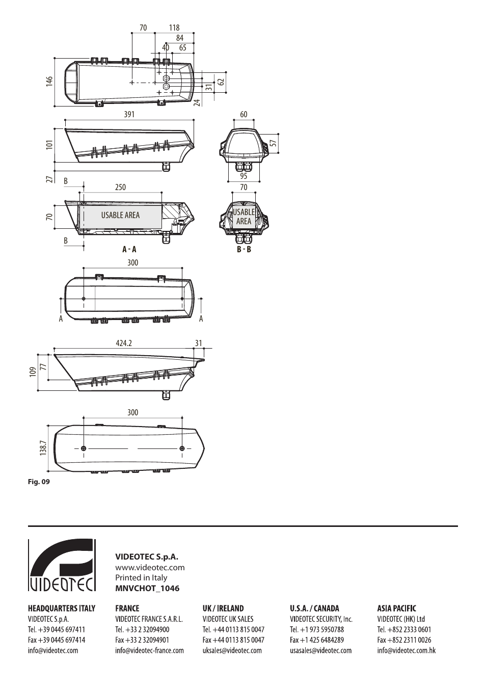 Videotec PUNTO User Manual | Page 8 / 8