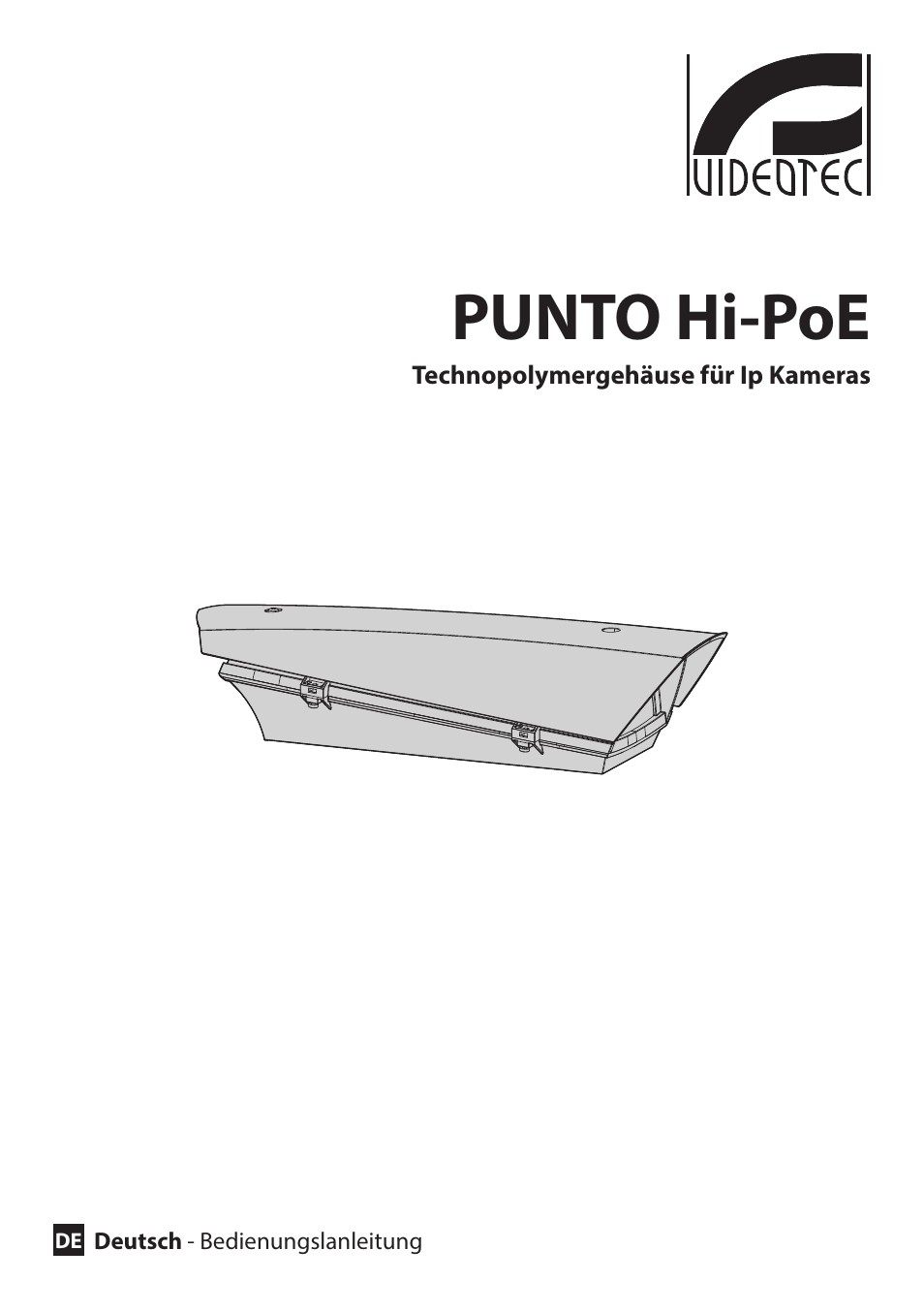 Deutsch, Punto hi-poe | Videotec PUNTO HI-PoE User Manual | Page 33 / 44