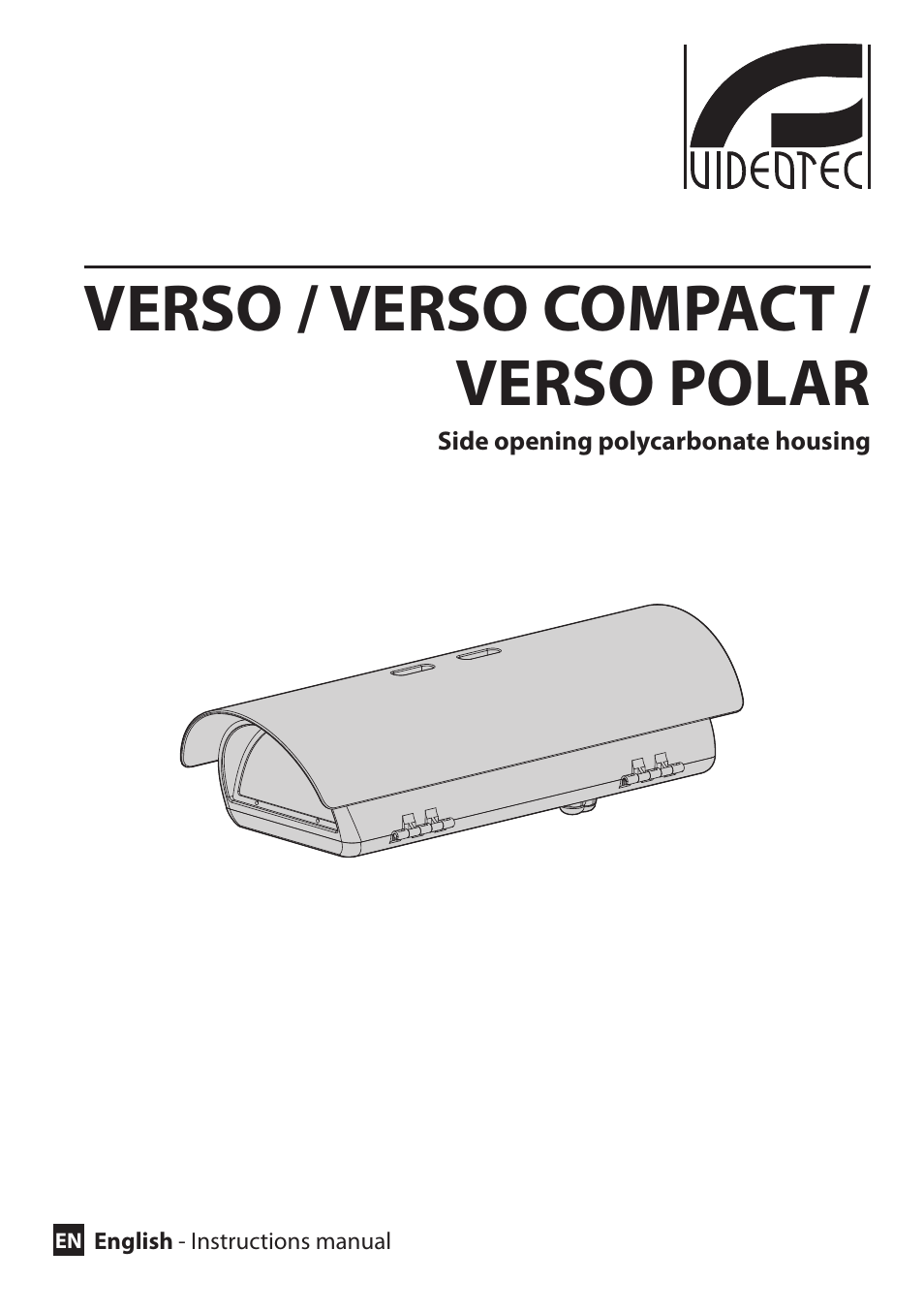 English, Verso / verso compact / verso polar | Videotec VERSO POLAR User Manual | Page 3 / 60