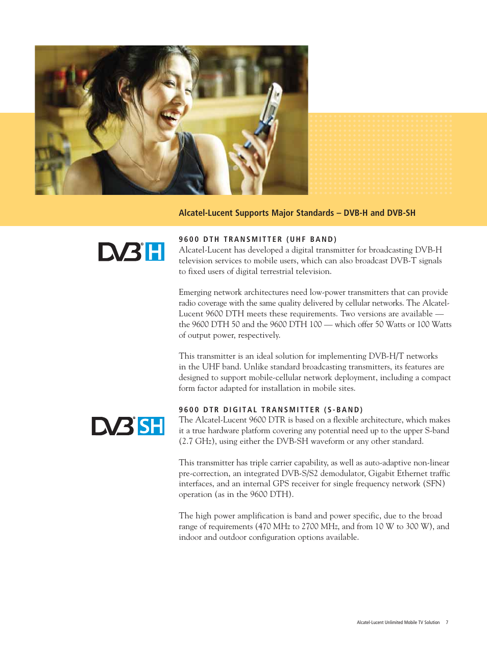 Alcatel-Lucent Mobile TV User Manual | Page 7 / 16
