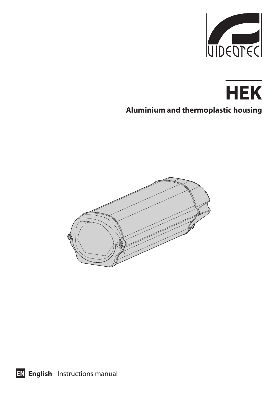 English | Videotec HEK User Manual | Page 3 / 52