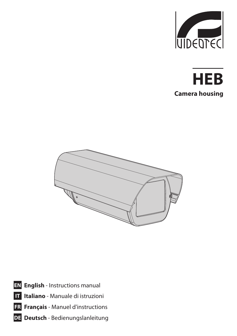 Videotec HEB User Manual | 36 pages