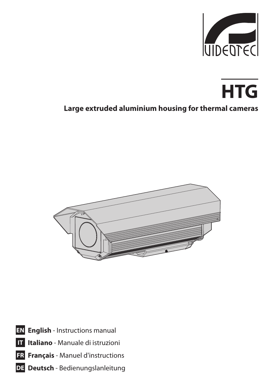 Videotec HTG User Manual | 36 pages