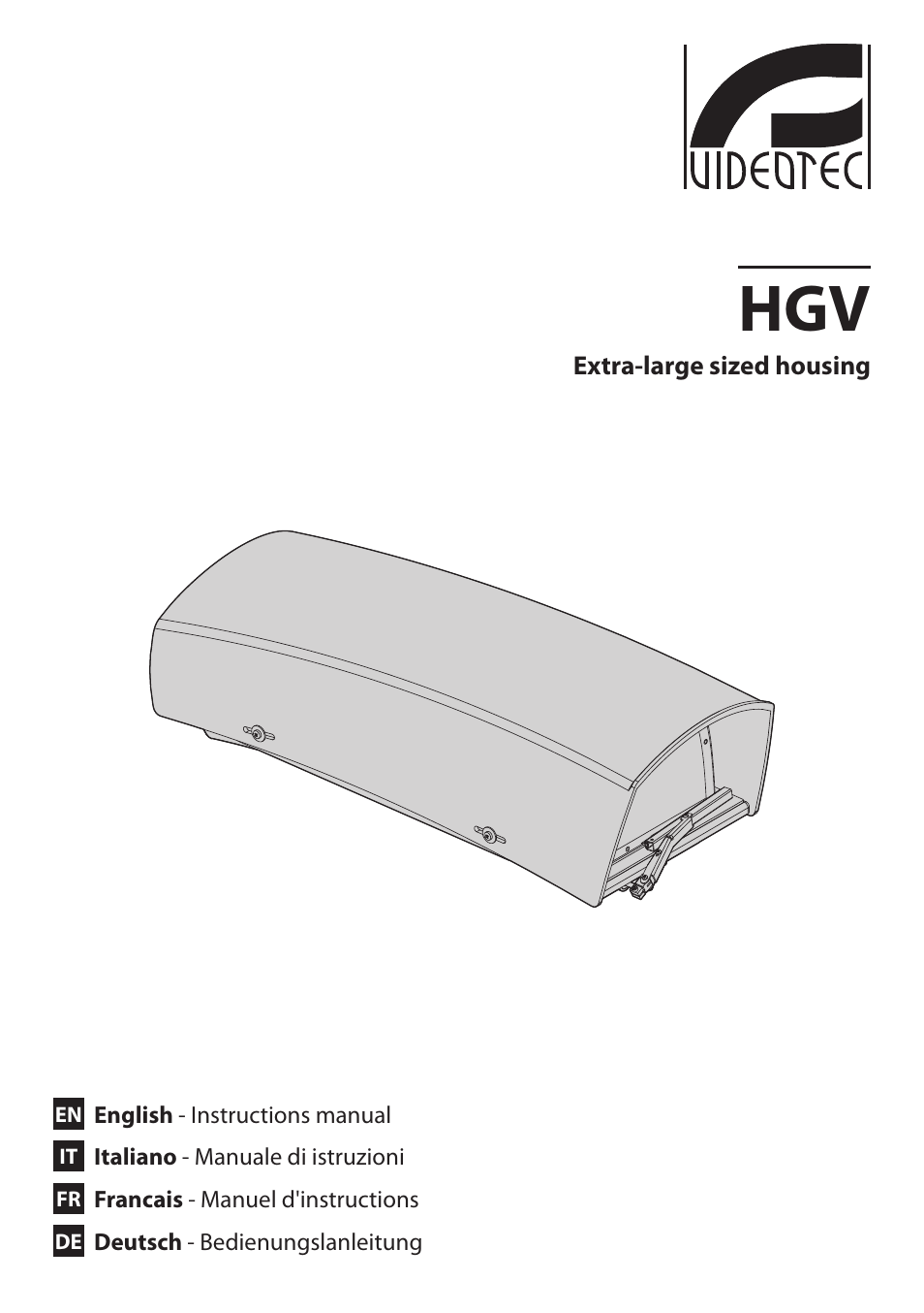 Videotec HGV User Manual | 44 pages