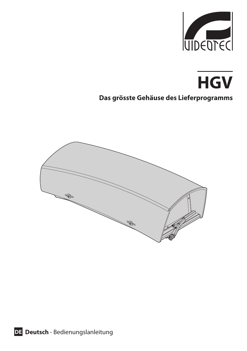 Deutsch | Videotec HGV User Manual | Page 33 / 44