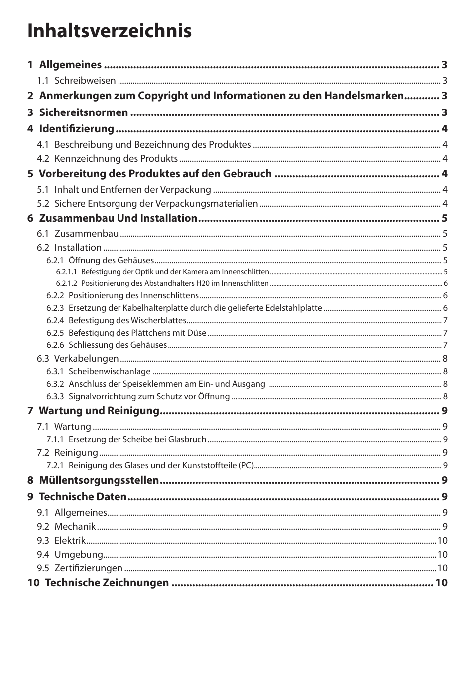 Videotec HGV User Manual | Page 34 / 44