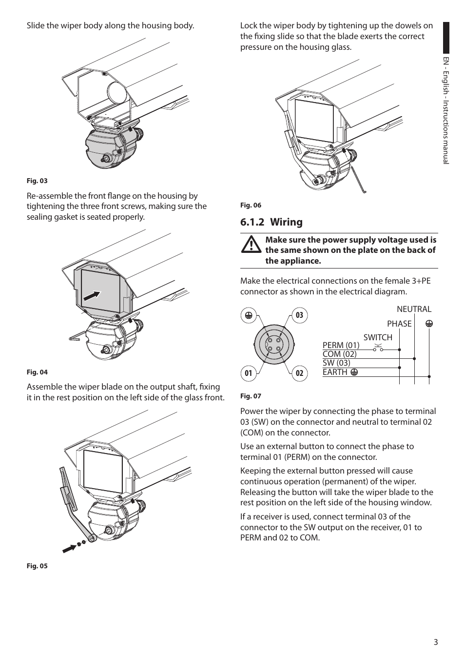 2 wiring | Videotec VIP6A User Manual | Page 5 / 20