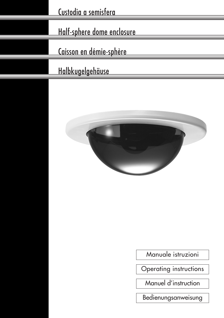 Videotec DSBH120 User Manual | 4 pages