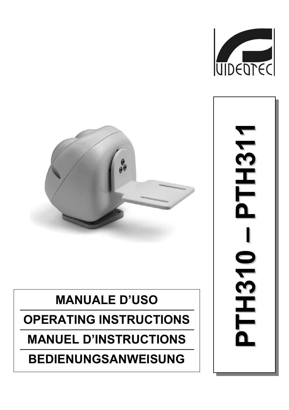 Videotec PTH300 User Manual | 60 pages