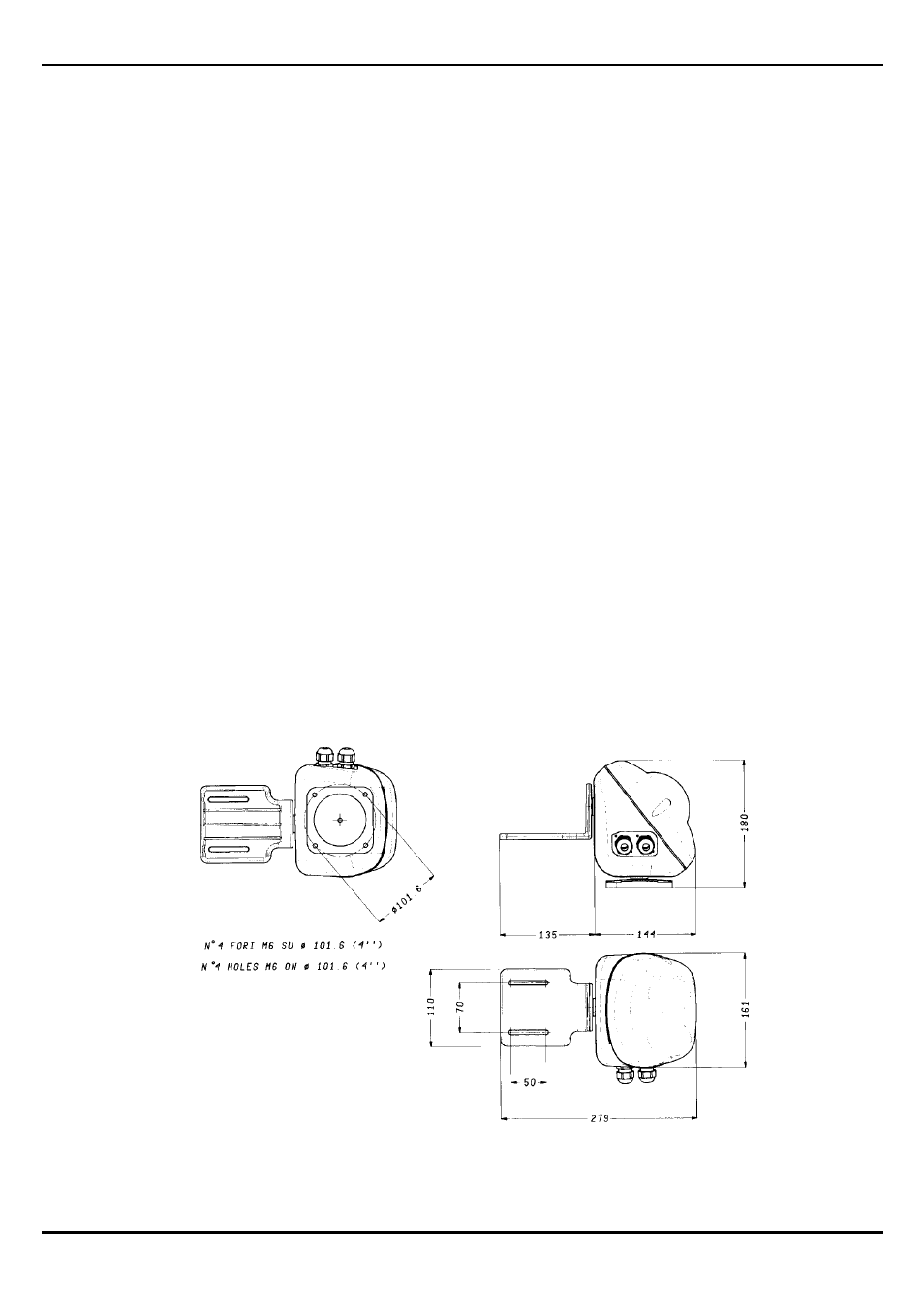 Caratteristiche tecniche | Videotec PTH355P User Manual | Page 13 / 50