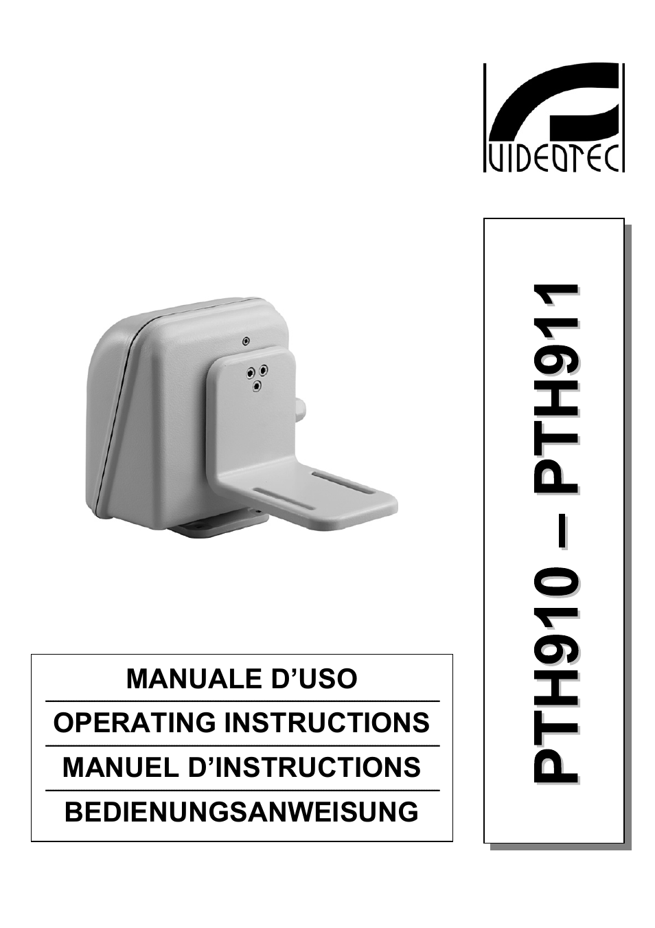 Videotec PTH900 User Manual | 60 pages