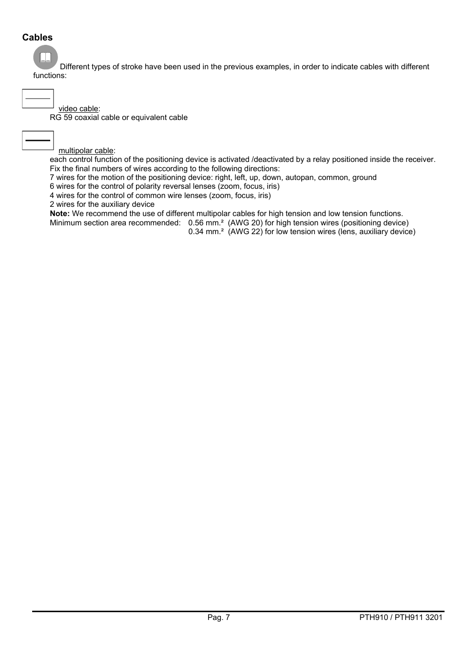 Videotec PTH900 User Manual | Page 25 / 60