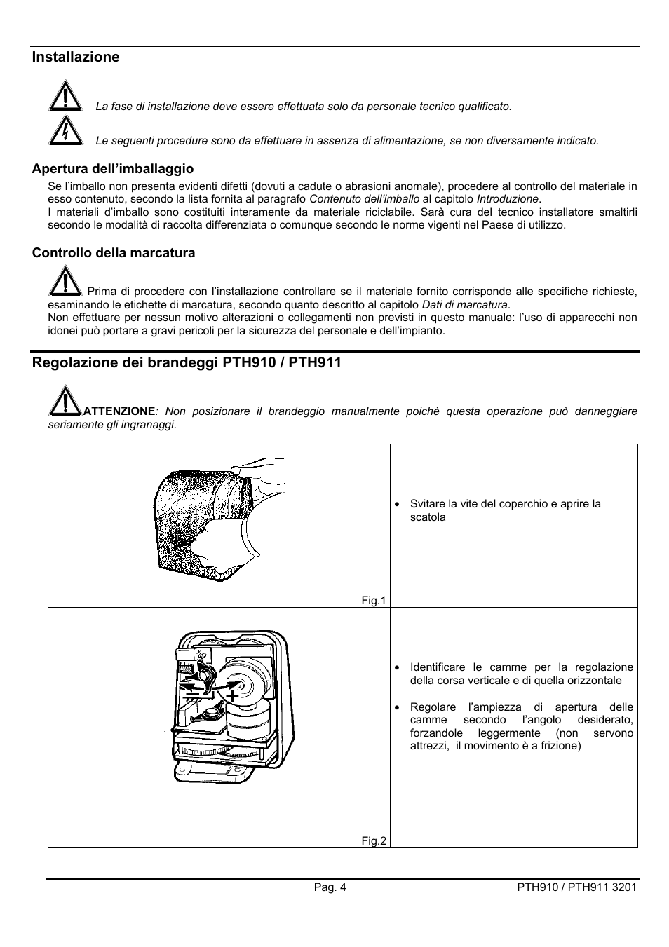 Videotec PTH900 User Manual | Page 8 / 60