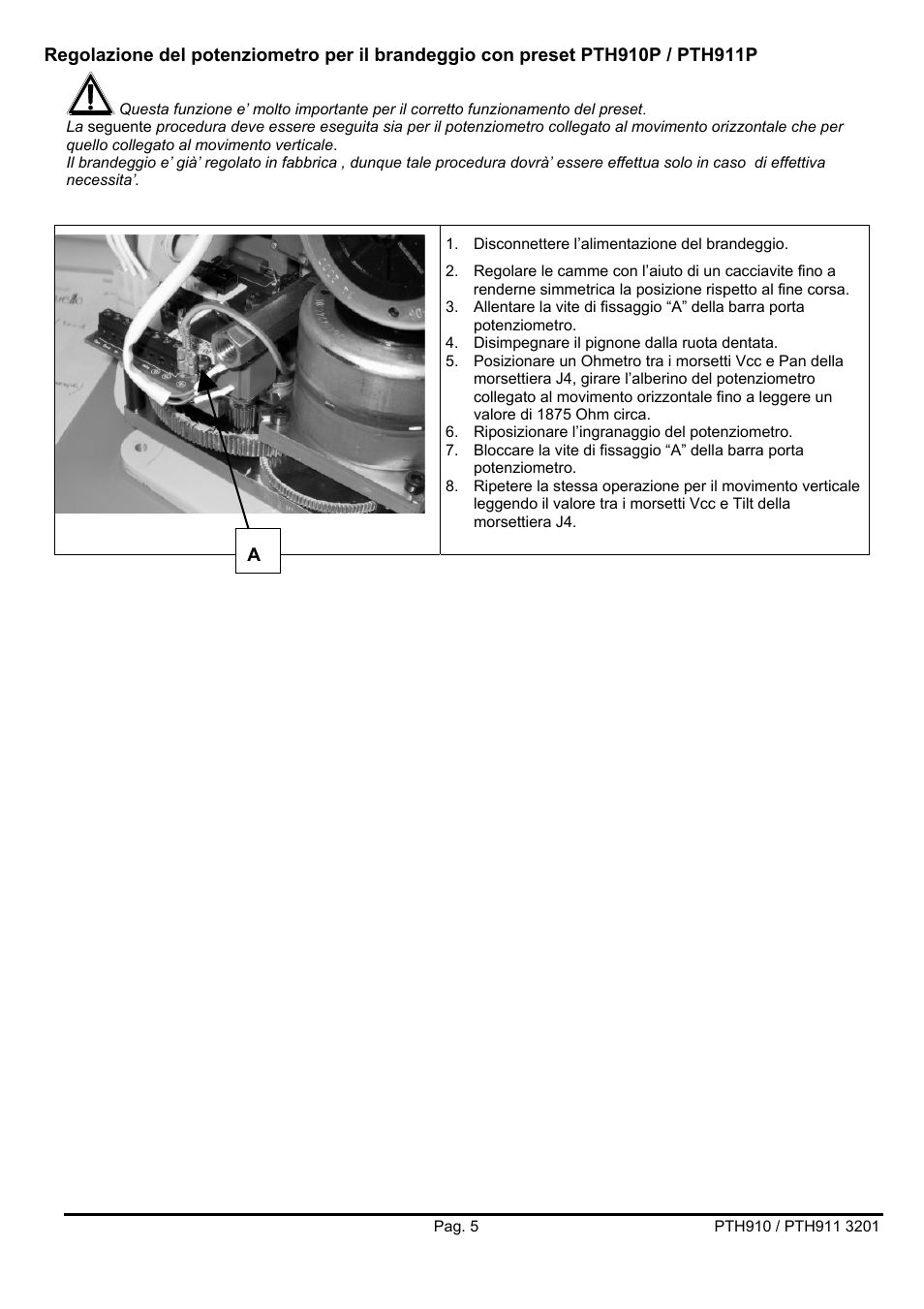 Videotec PTH900 User Manual | Page 9 / 60