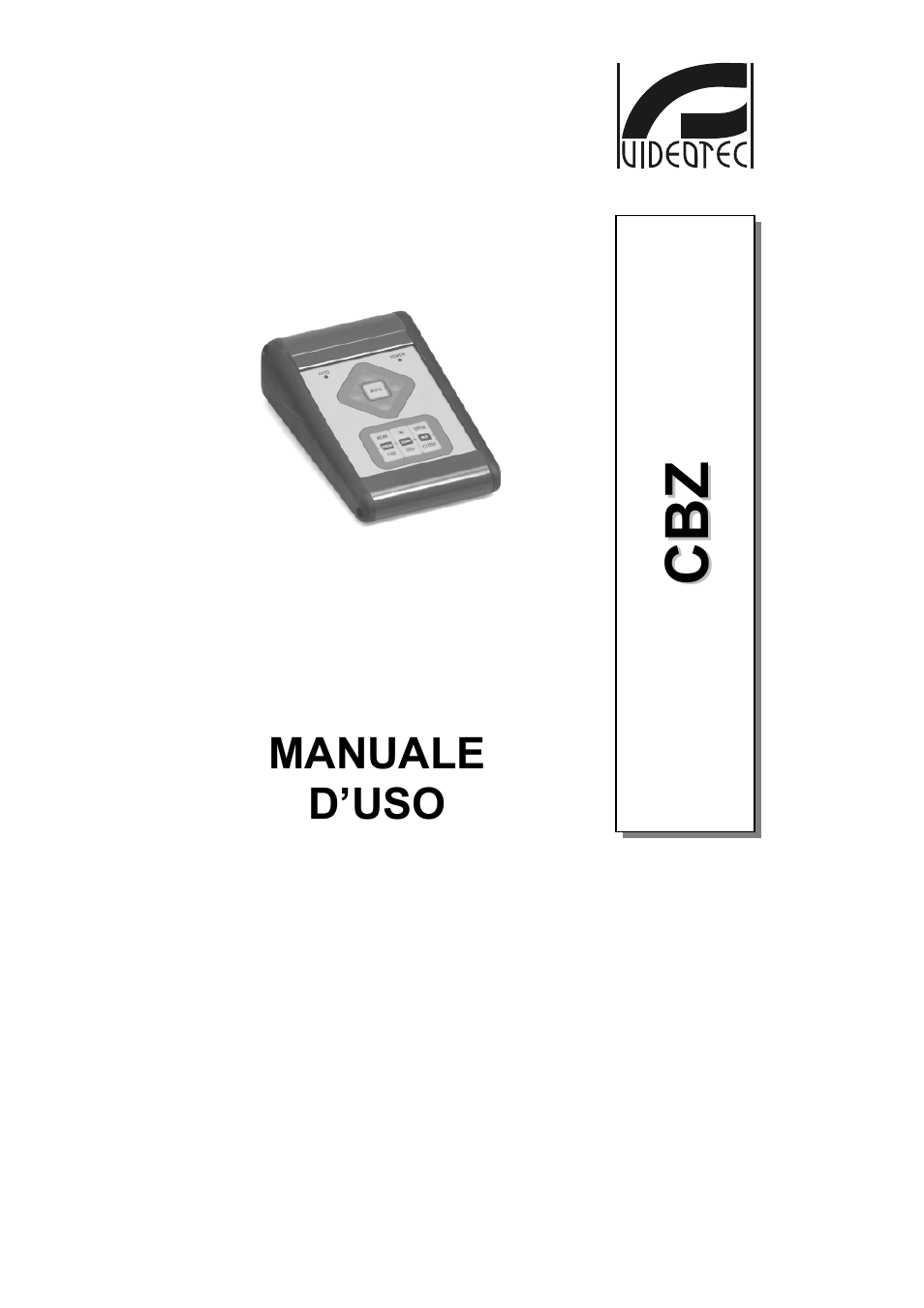 Italiano, Cb b z z | Videotec CBZ User Manual | Page 3 / 52