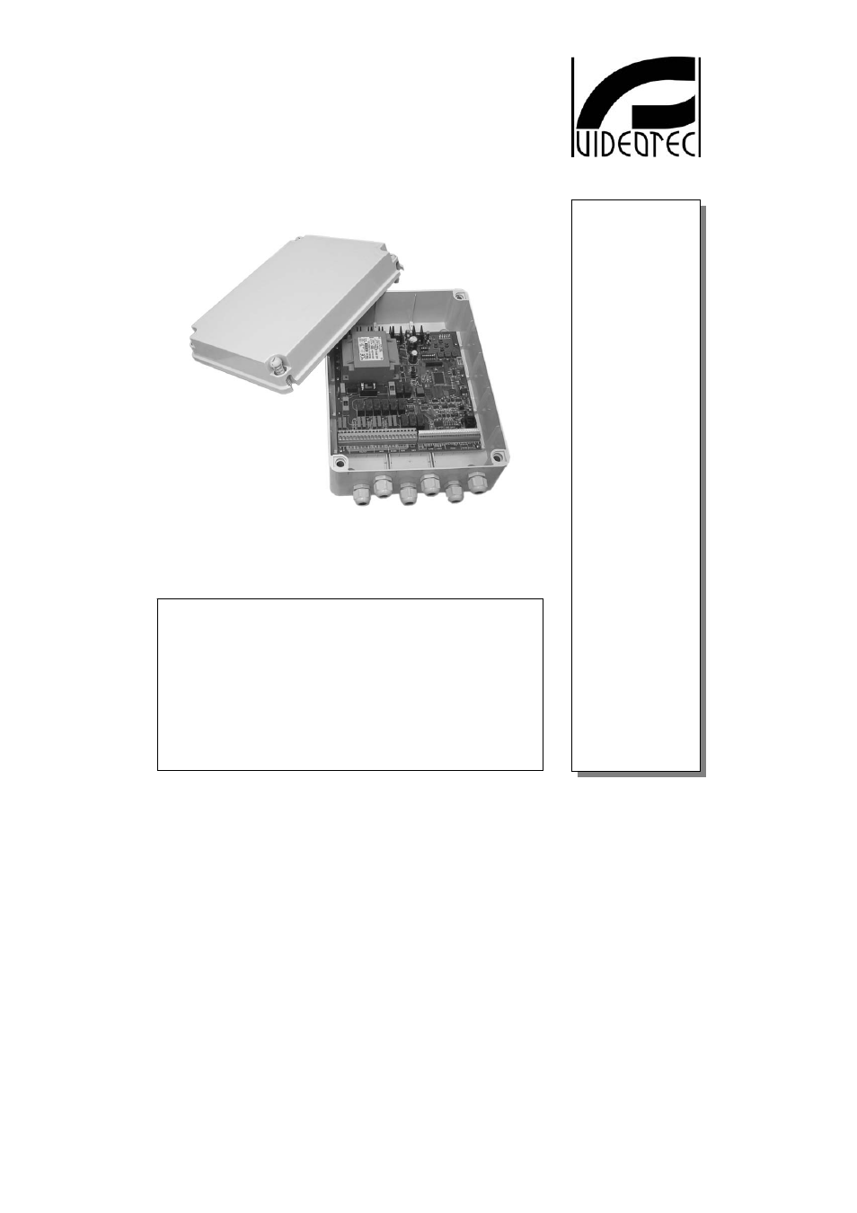 Videotec DTRX3 User Manual | 108 pages