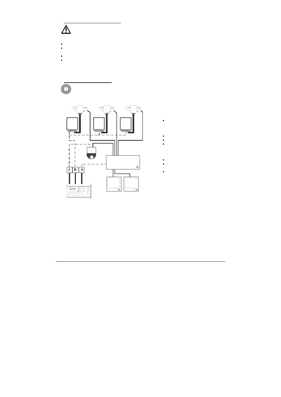 2 dtrx3-kompatible geräte, 3 aufstellungsbeispiele | Videotec DTRX3 User Manual | Page 87 / 108